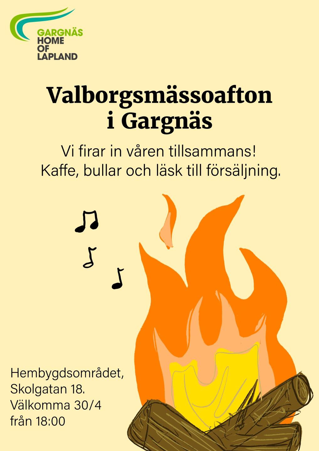 Valborgsmässoafton Gargnäs